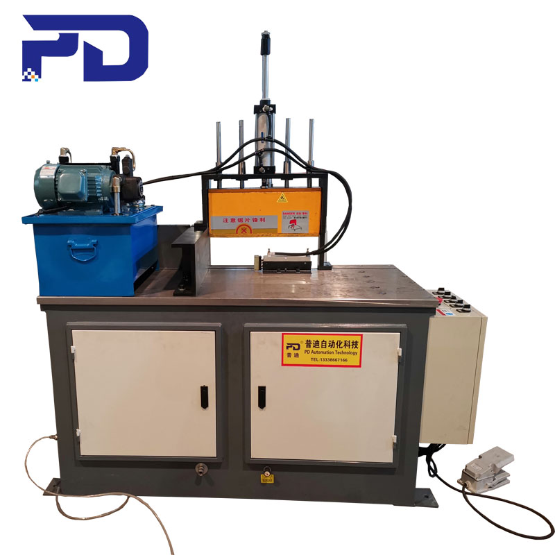505半自動橫推式切鋁機鋁塊銅塊切割設備型材下料機